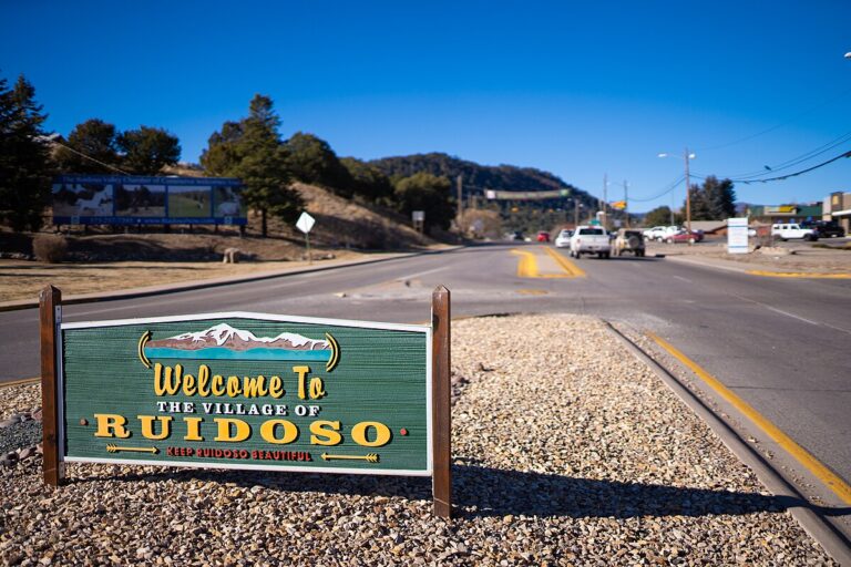 Welcome to Ruidoso Road Sign