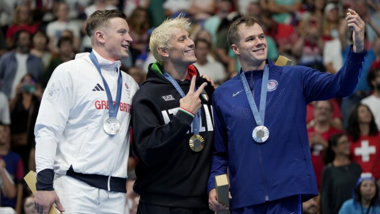 British Olympic swimming star Adam Peaty catches COVID : NPR