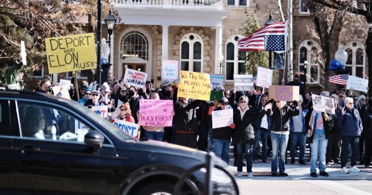 Hundreds gather in a Carson City as part of nationwide ‘50501 Movement’ protest (Photos)