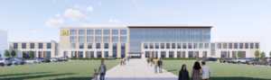 A schematic design of a new health care center