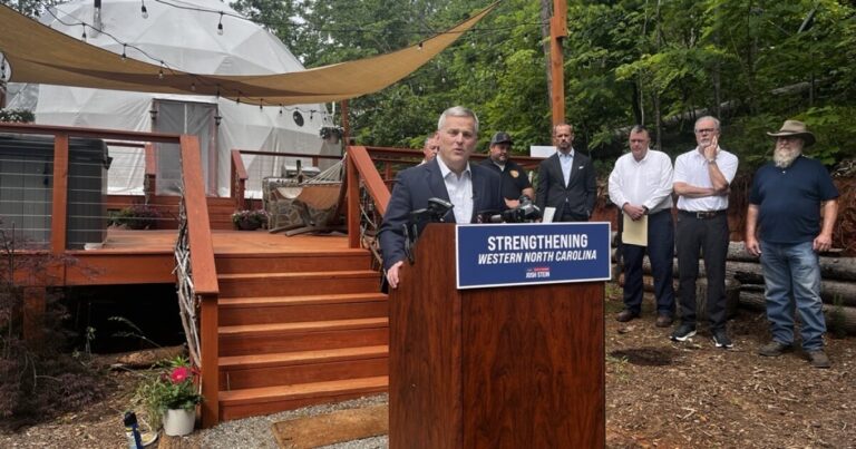 In WNC, Gov. Stein asks for an additional $891 million in Helene recovery