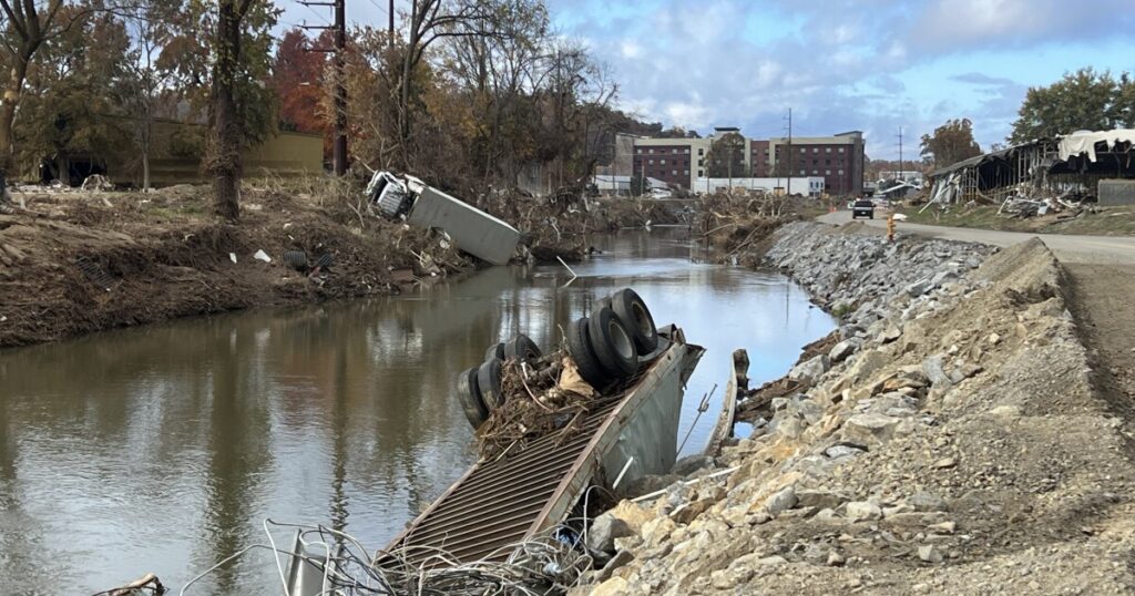 Matt Barker, the board chair of Friends and Neighbors of Swannanoa, was one of a handful of residents of the unincorporated community who visited the N.C. General Assembly this week to advocate for hurricane relief funds. Barker said the need is widespread but specifically called for grants to support small businesses that are recovering from last September's storm.