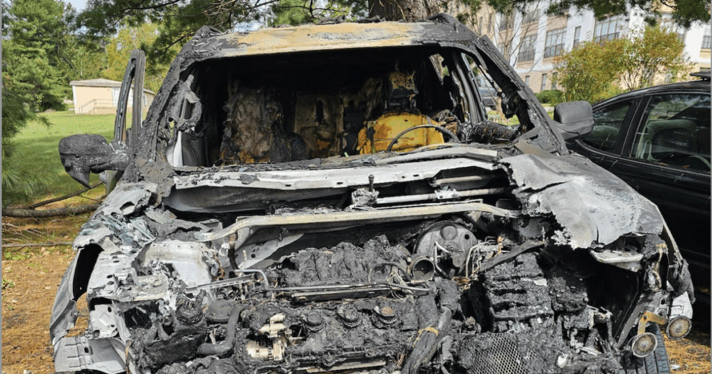 'Completely melted.' NC renters' advocate's car burns at Asheville apartment complex
