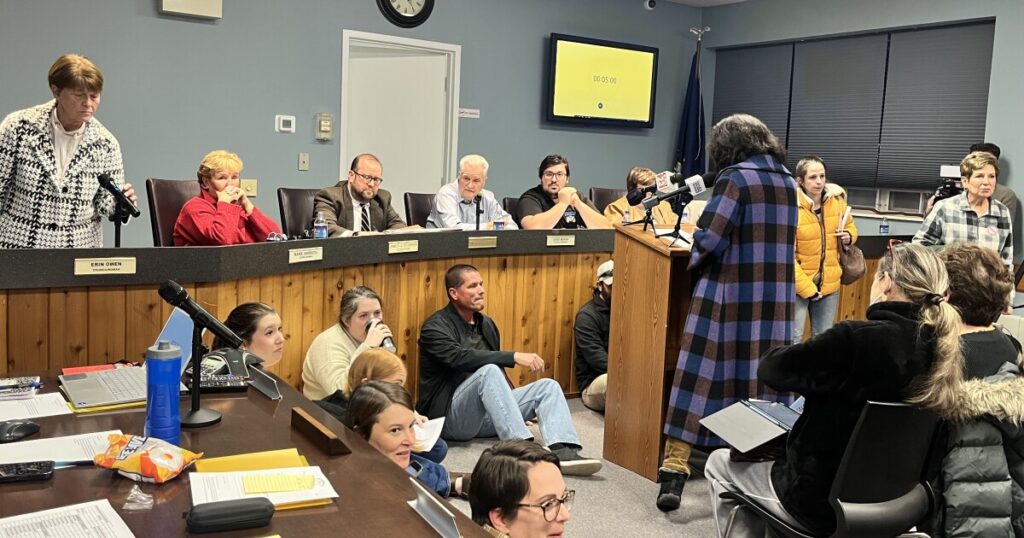 Archbald Borough's new zoning map which includes an overlay for data centers.