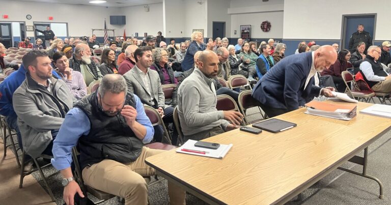 The area around Route 380 in Clifton and Covington townships where developers plan to build a large-scale data center campus.