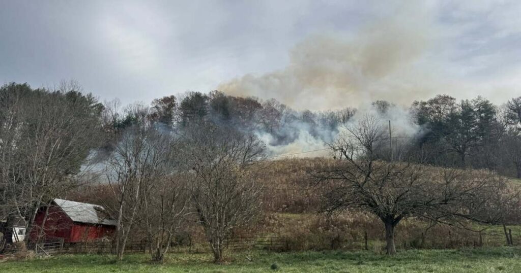 Fire in Buncombe County