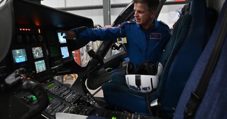 The Geisinger Life Flight helicopter passes over the Market Street Bridge in Wilkes-Barre on Nov. 9.