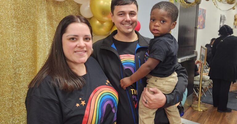 As part of Adoption Day, Lackawanna County employees dressed as famous people or characters who were adopted.