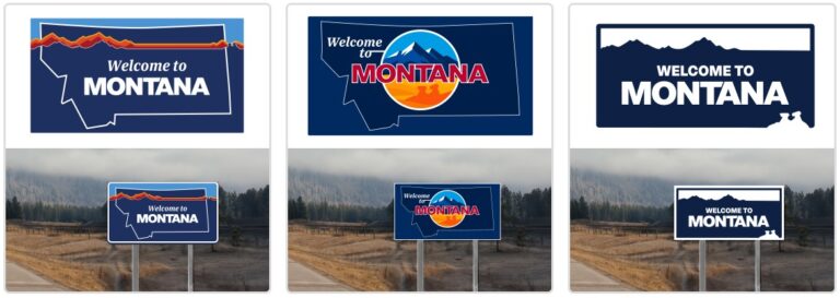 Poll open for new 'Welcome to Montana' highway sign design • Daily Montanan