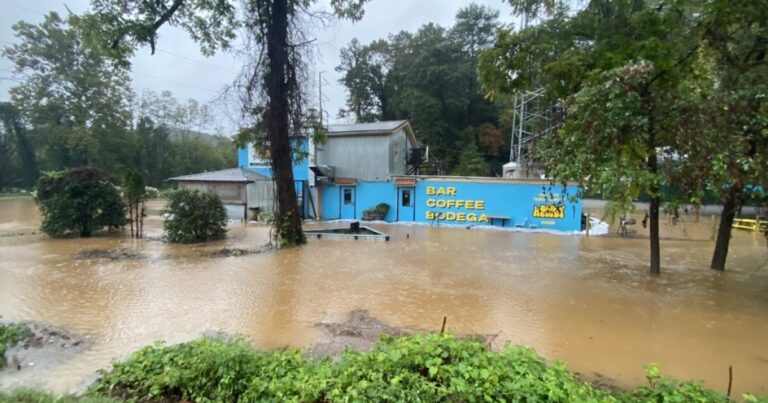 PFAS and other contaminants surged in French Broad River after Helene, study finds