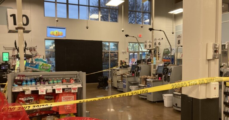 Kroger employee suffers possible skull fracture after car crashes into store
