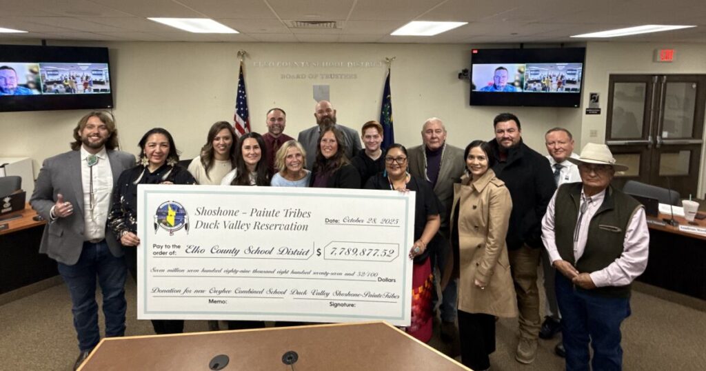 The exterior of a high school.