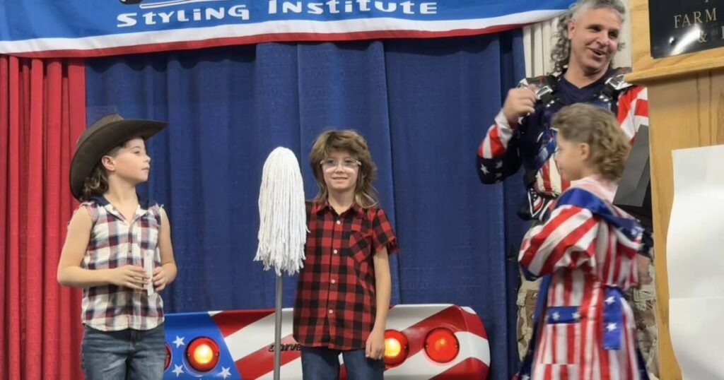 Luzerne County boy's ‘Joe Dirt’ tribute wins top prize in Pa. Farm Show mullet contest
