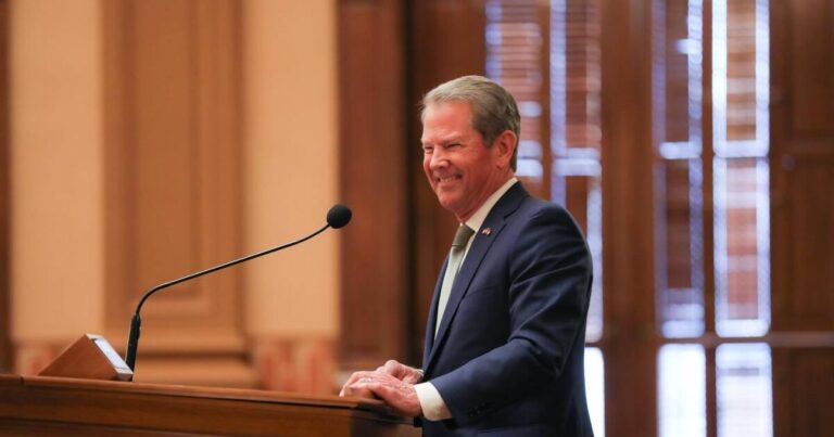 Kemp's State of the State: tax cuts, $2,000 for employees