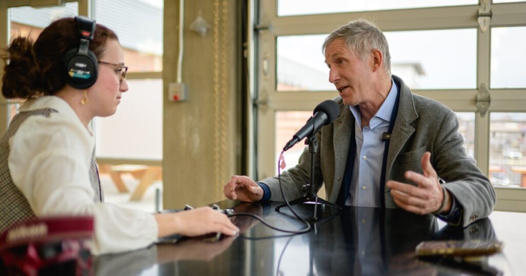 Greg Kidd at his watch party in the Grand Sierra Resort, Reno, NV. on election night in 2024, wearing a hat that announced he would be running again in 2026.