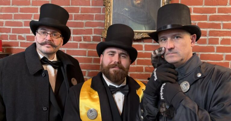 Matt Catanzaro, an art teacher, is creating illustrations for Jessup's Groundhog Day celebration Feb. 1.