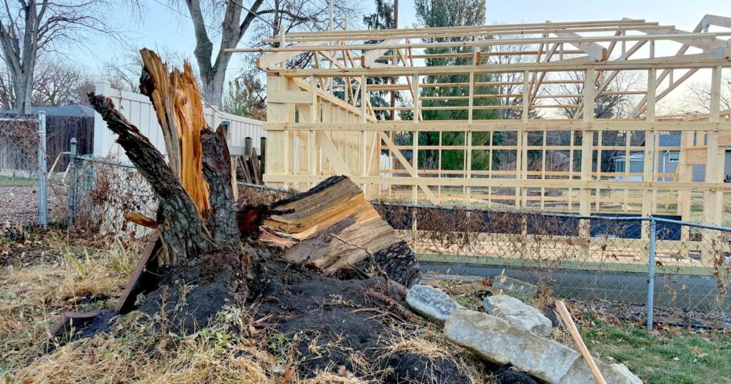 Strong winds broke records, along with trees, buildings and budgets, in Nebraska this year