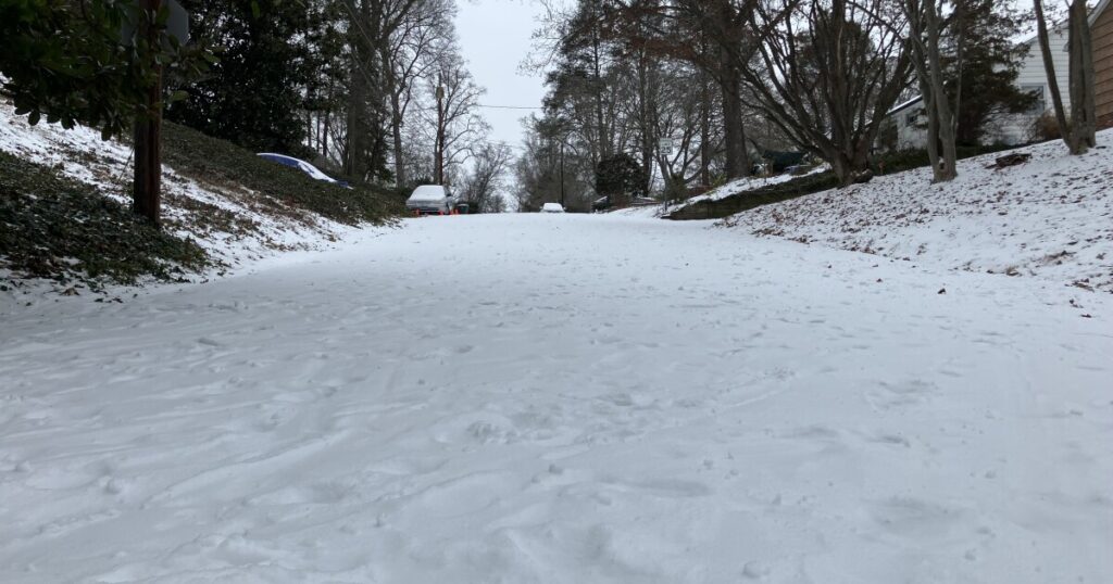 Snow, sleet leave roads icy and flights limited in Triad