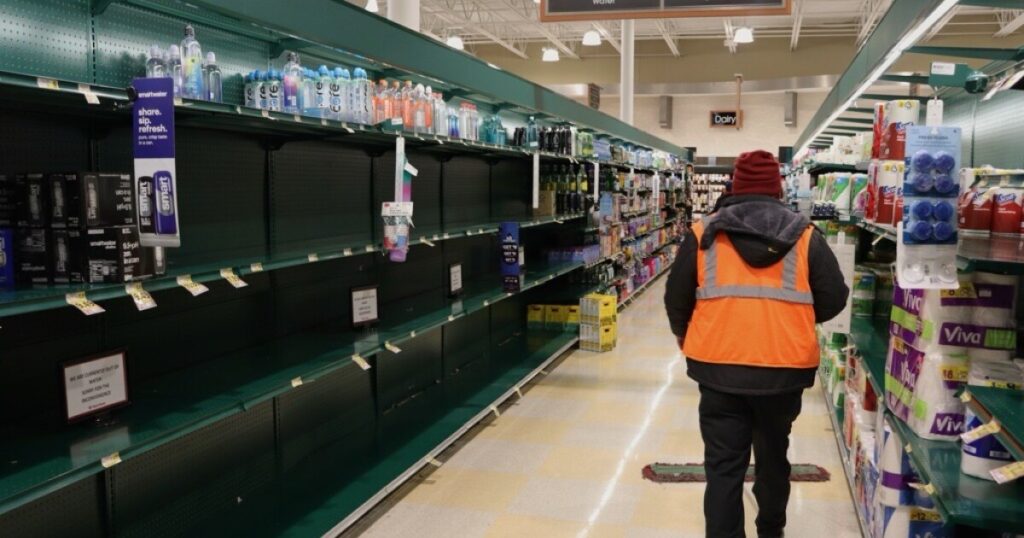 Propane, ice melt, water fly off the shelves in Asheville stores ahead of winter storm
