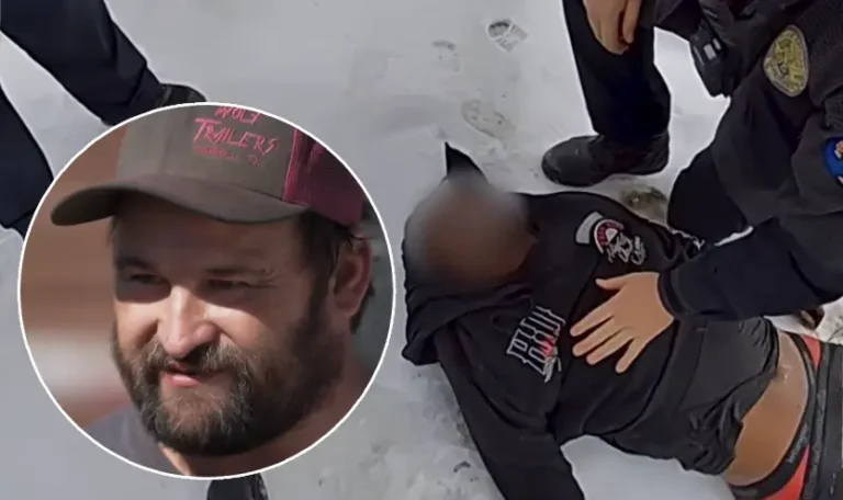 trucker saves mans life freezing cold water