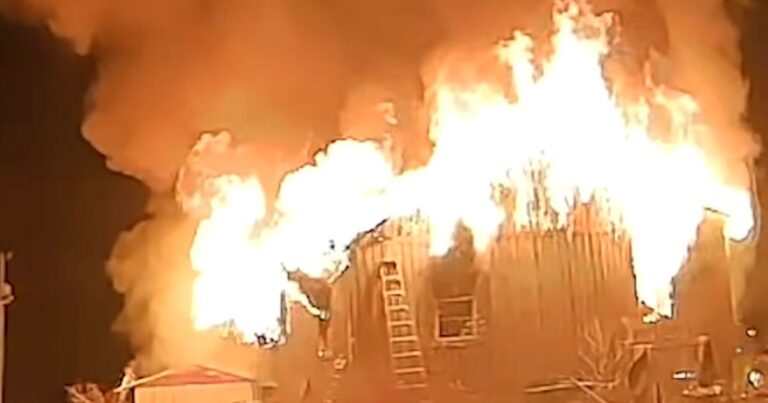 young girl rescues elderly woman from house fire