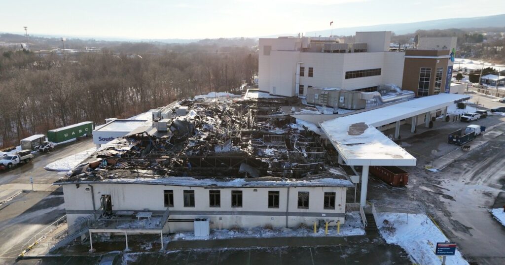 Dickson City hospital remains closed after massive fire with fire cause still unknown