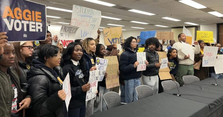 NC college students sue over lack of campus early voting sites