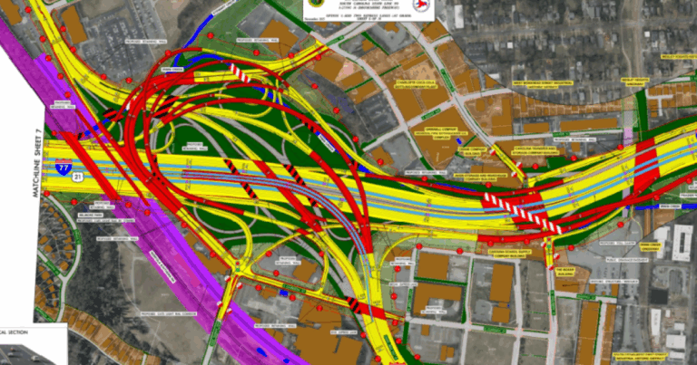 Despite opposition, DOT says it will build elevated express lanes on I-77 in uptown