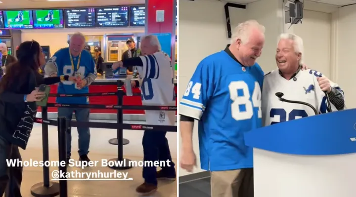 How A Viral Super Bowl Encounter Made Two Detroit Lions Fans’ Dreams Come True