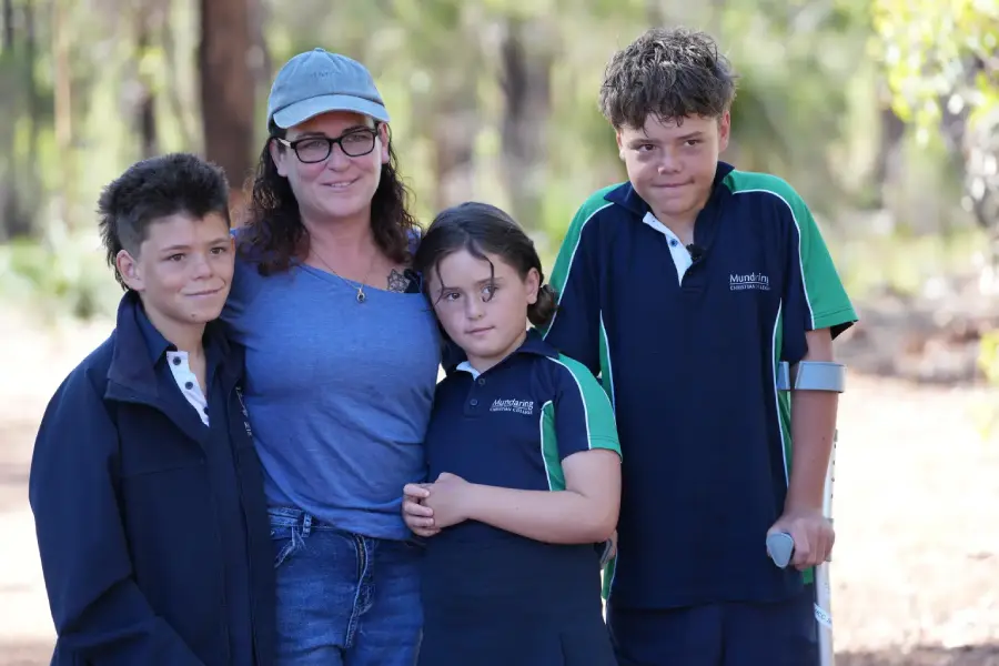 teen swims hours to save family
