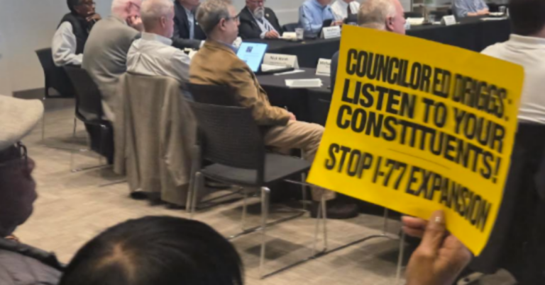 Progressive groups call on Stein to pause I-77 even though the attorney says there is no going back