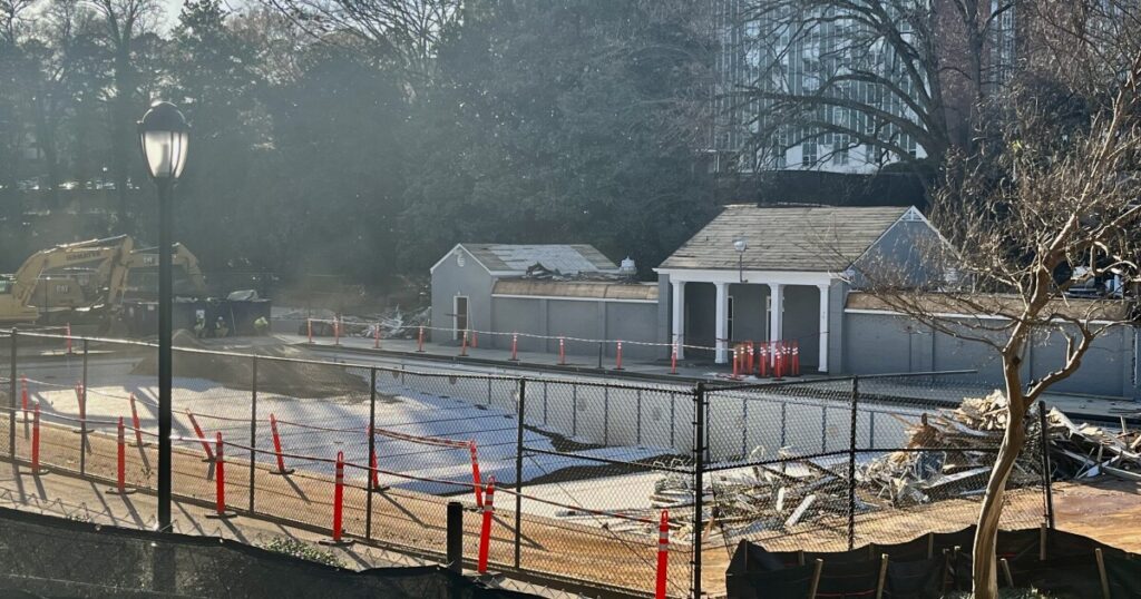 Demolition of UGA's Legion Pool begins