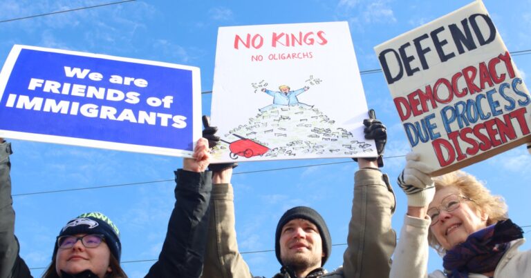 Nationwide ‘No Kings’ protest returns for third wave in Nebraska