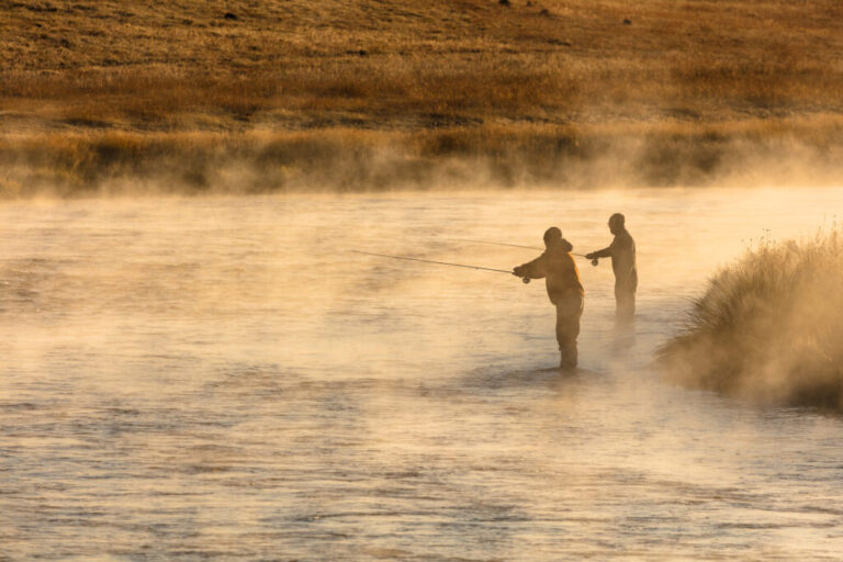 Fall fishing on the Madison River at sunrise. (Photo: NPS / Jacob W. Frank)