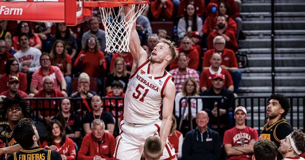 Nebraska men’s basketball team comes back in OT to polish off historic regular season run