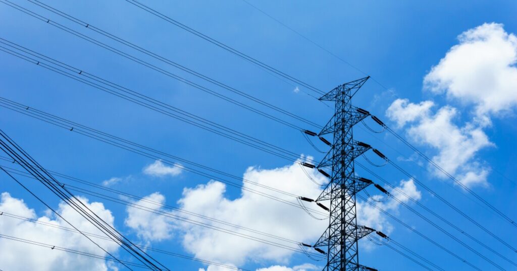 A map shows new electrical infrastructure improvements