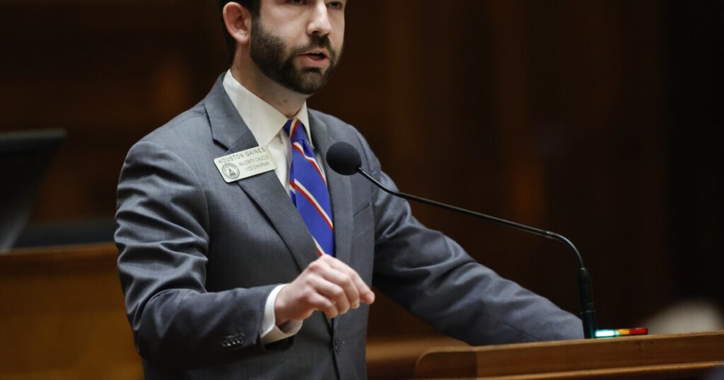 Rep. Houston Gaines on last legislative session