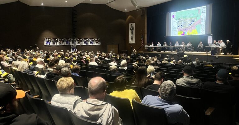 Archbald data center campus hearing continues, residents respond with rage