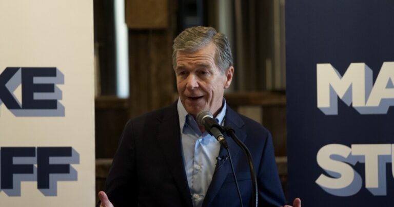 Roy Cooper stops in Asheville’s RAD for campaign tour