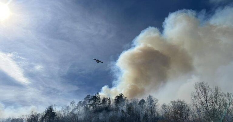 Statewide burn ban in effect as wildfires burn across Western North Carolina