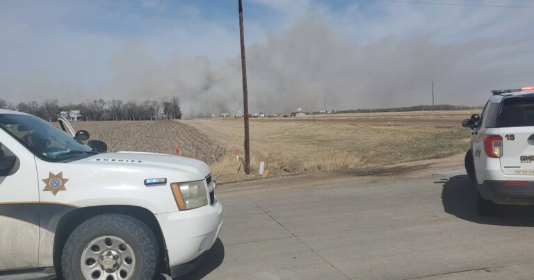 Wildfires lead to road closures, evacuations in southeast Nebraska