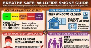ACC Fire Dept. warns of declining air quality due to wildfires