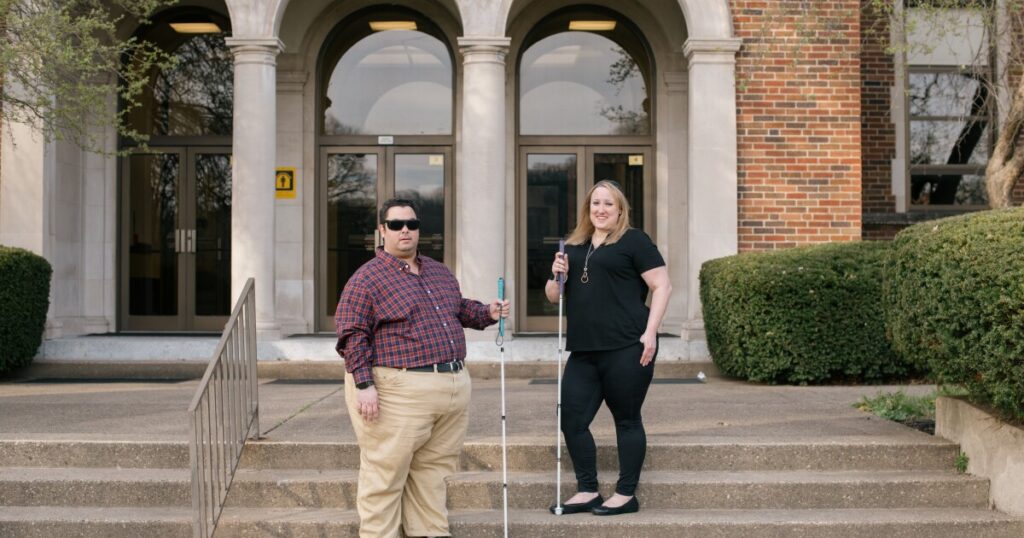 These blind students say their college blocked their education. A new rule could help