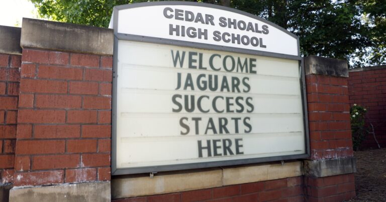 Cedar Shoals High School earns national recognition for college application campaign