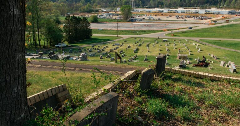 Tom and Rebecca Lash at their home near Murphy, Cherokee County, NC on April 7, 2026. Their home is in a neighborhood that borders the Crypto Mine located on Harshaw rd.