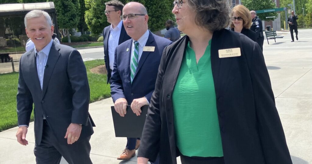 Gov. Josh Stein tours GTCC to highlight child care instructor training in North Carolina