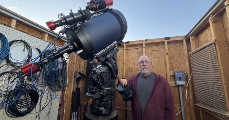 The Artemis II crew captured this view as the Earth sets behind the Moon during a lunar flyby, Monday, April 6, 2026. (NASA via AP)