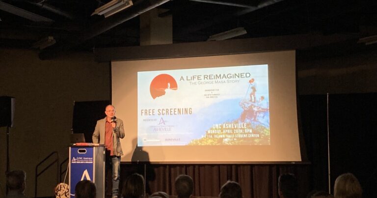 George Masa was a successful photographer in Asheville who worked photographing the views of the mountains. He devoted much of his life to working to preserve the mountains through his photography.