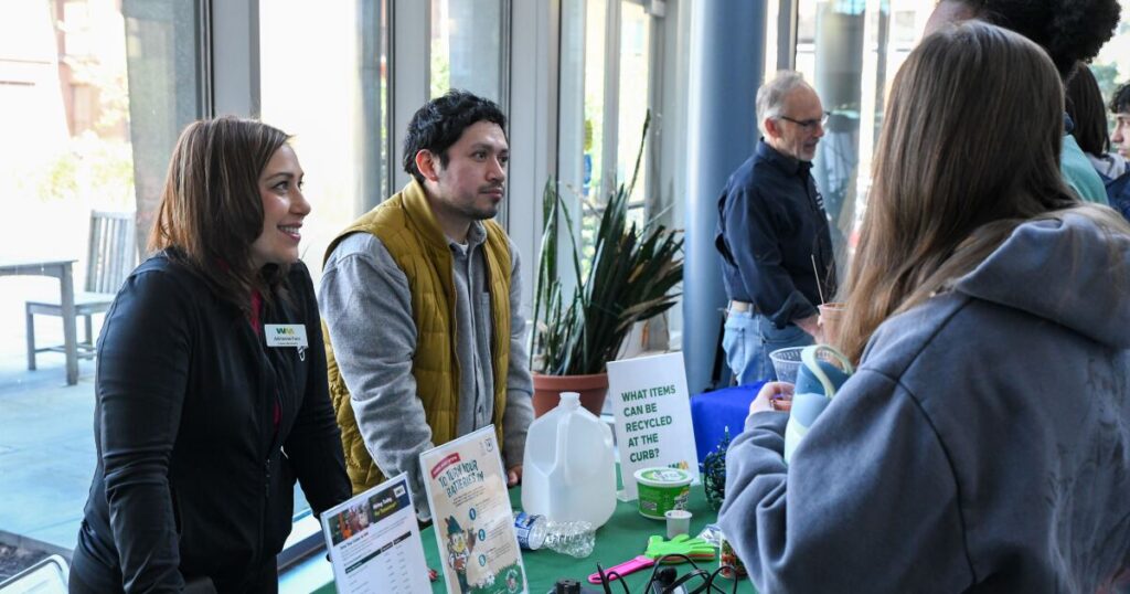 Scranton Tomorrow handed out seeds and plants during the University of Scranton's student-run Earth Day Fair
