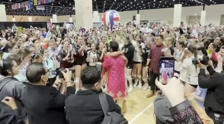 Tornado Forces Joyful Merging Of Wedding And Volleyball Tournament